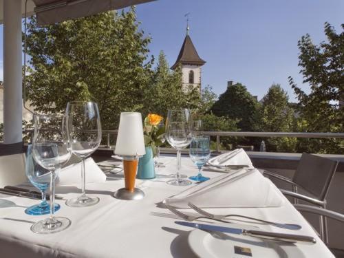 לוראך Hotel Mariotto Am Burghof מראה חיצוני תמונה
